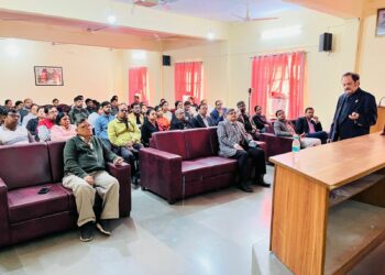 लखनऊ विश्वविद्यालय : रसायन विज्ञान विभाग ने बारहवां विशेष अतिथि व्याख्यान आयोजित किया