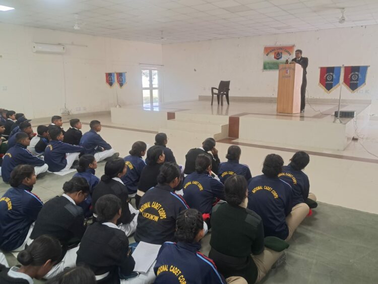 एन.सी.सी यूनिट ने लखनऊ में संयुक्त वार्षिक प्रशिक्षण शिविर का किया शुभारम्भ