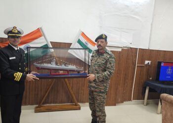 नौसेना एन.सी.सी का संयुक्त वार्षिक प्रशिक्षण शिविर का समापन हुआ