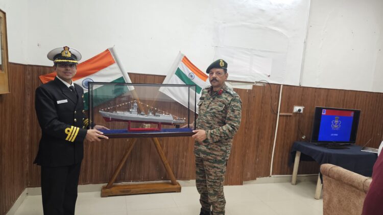 नौसेना एन.सी.सी का संयुक्त वार्षिक प्रशिक्षण शिविर का समापन हुआ