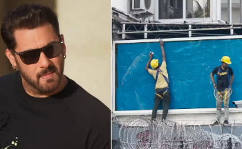 सलमान खान की सुरक्षा के लिए गैलेक्सी में लगाई गई बुलेटप्रूफ ग्लास