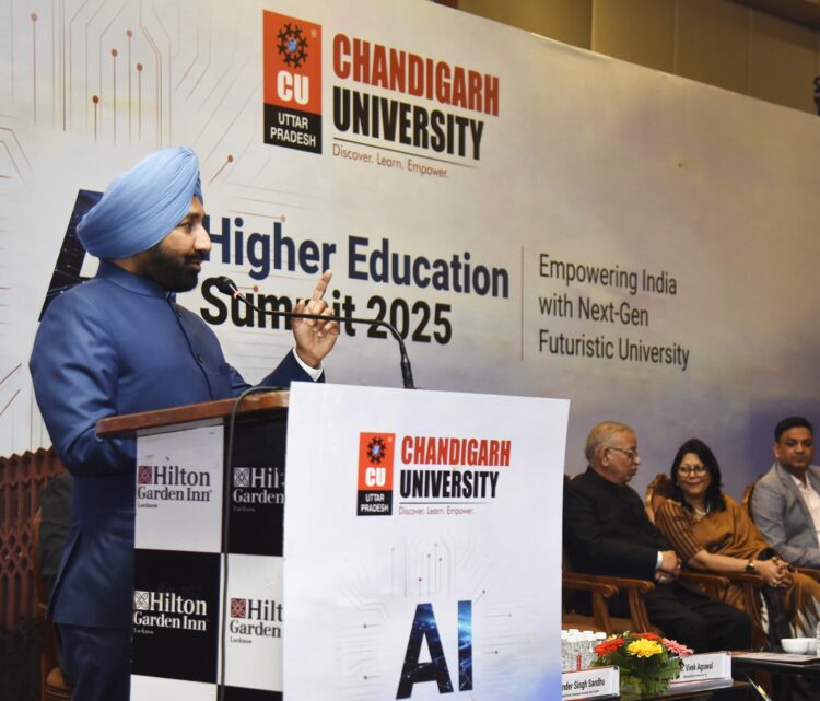 चंडीगढ़ यूनिवर्सिटी लखनऊ ने पहला ‘एआई हायर एजुकेशन समिट 2025’ किया आयोजित